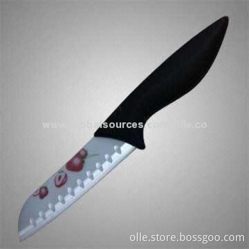 Ceramic Santoku Knife with Hollow Ground Edge
